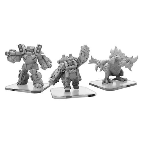 Monsterpocalypse: Protectors Elite - Carnidon, Exo-Armor, &amp; Assault Ape