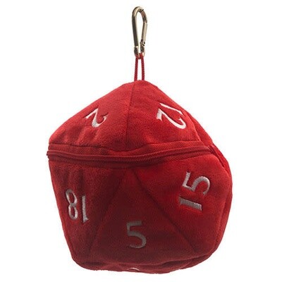 Ultra Pro: D20 Plush Dice Bag - Red