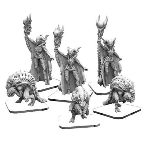 Monsterpocalypse: Necroscourge Unit - Hexchantresses &amp; Void Maulers