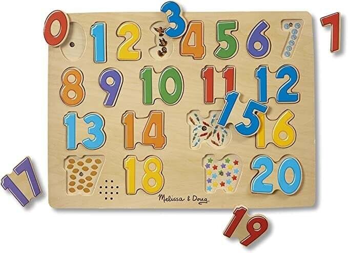 Puzzle: Wooden See &amp; Hear - Numbers