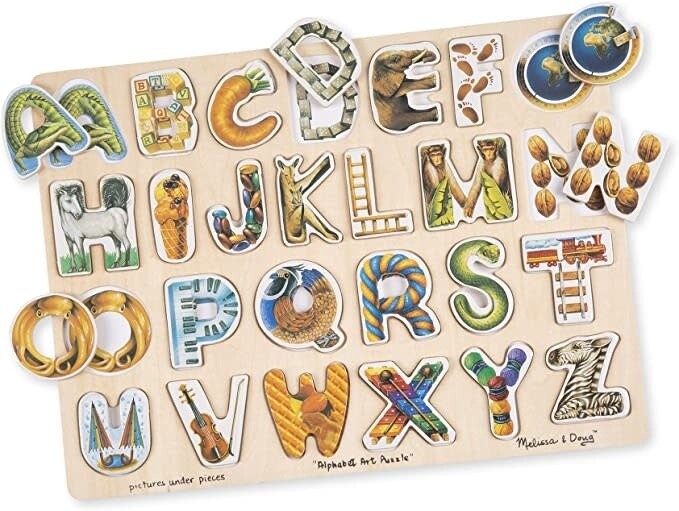 Puzzle: Alphabet Art (26 Piece)