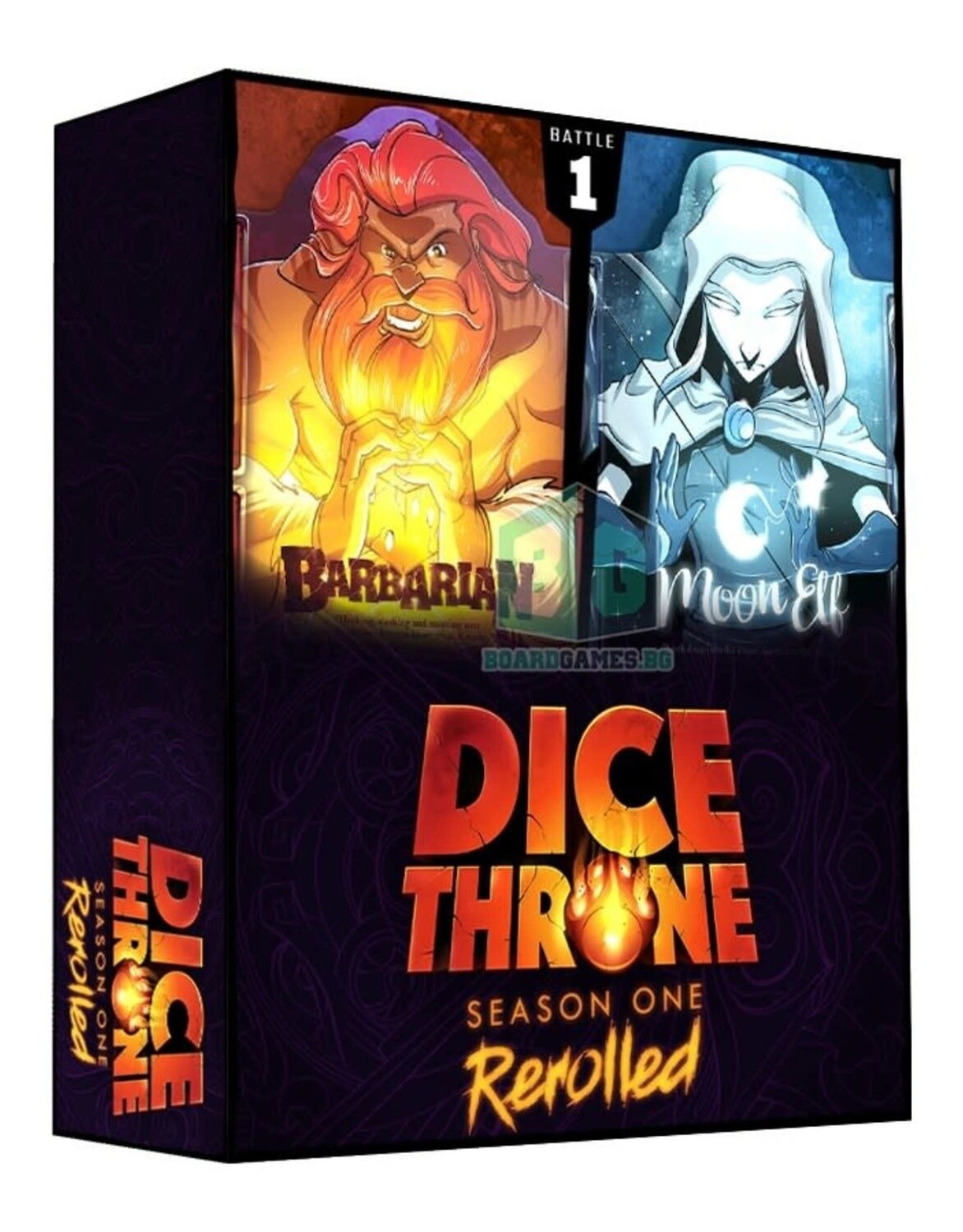 Dice Throne S1: Barbarian Vs Moon Elf