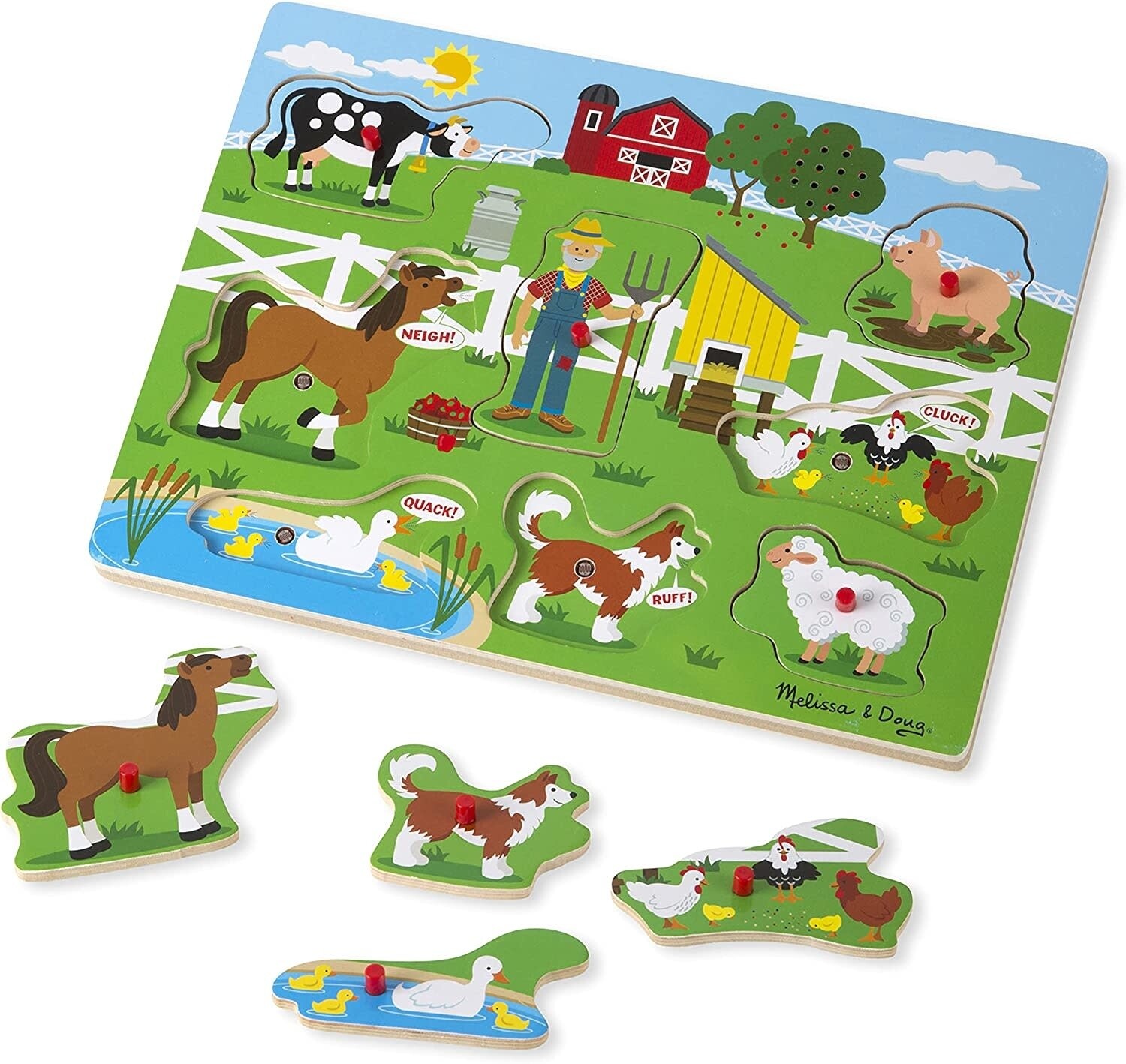 Puzzle: See And Hear Sound - Old MacDonald&#39;s Farm