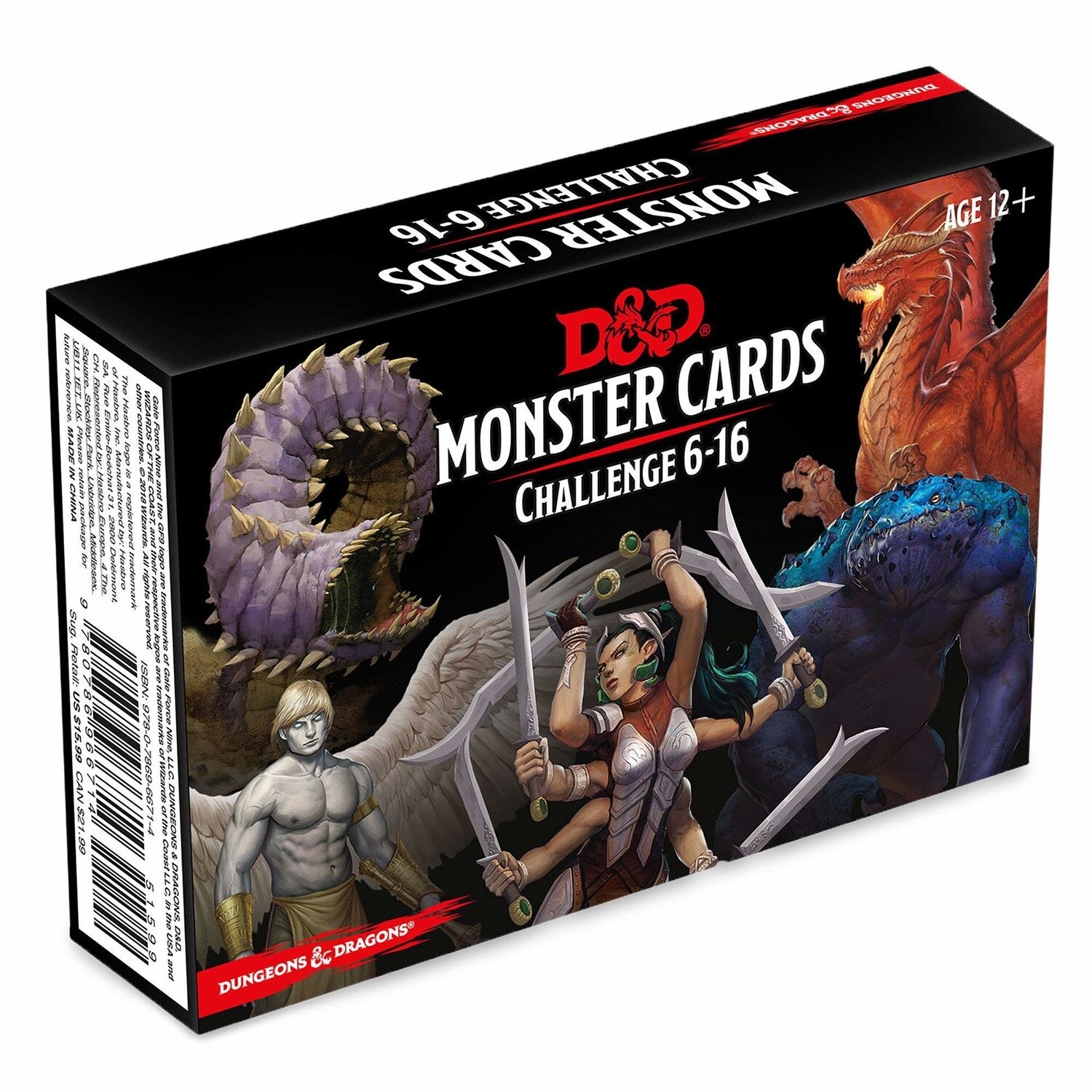 D&amp;D: Monster Cards - Challenge 6-16