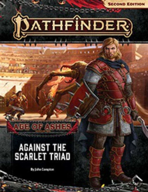 Pathfinder: 2E Adventure Path #149 Against the Scarlet Triad (Age of Ashes 5 of 6)