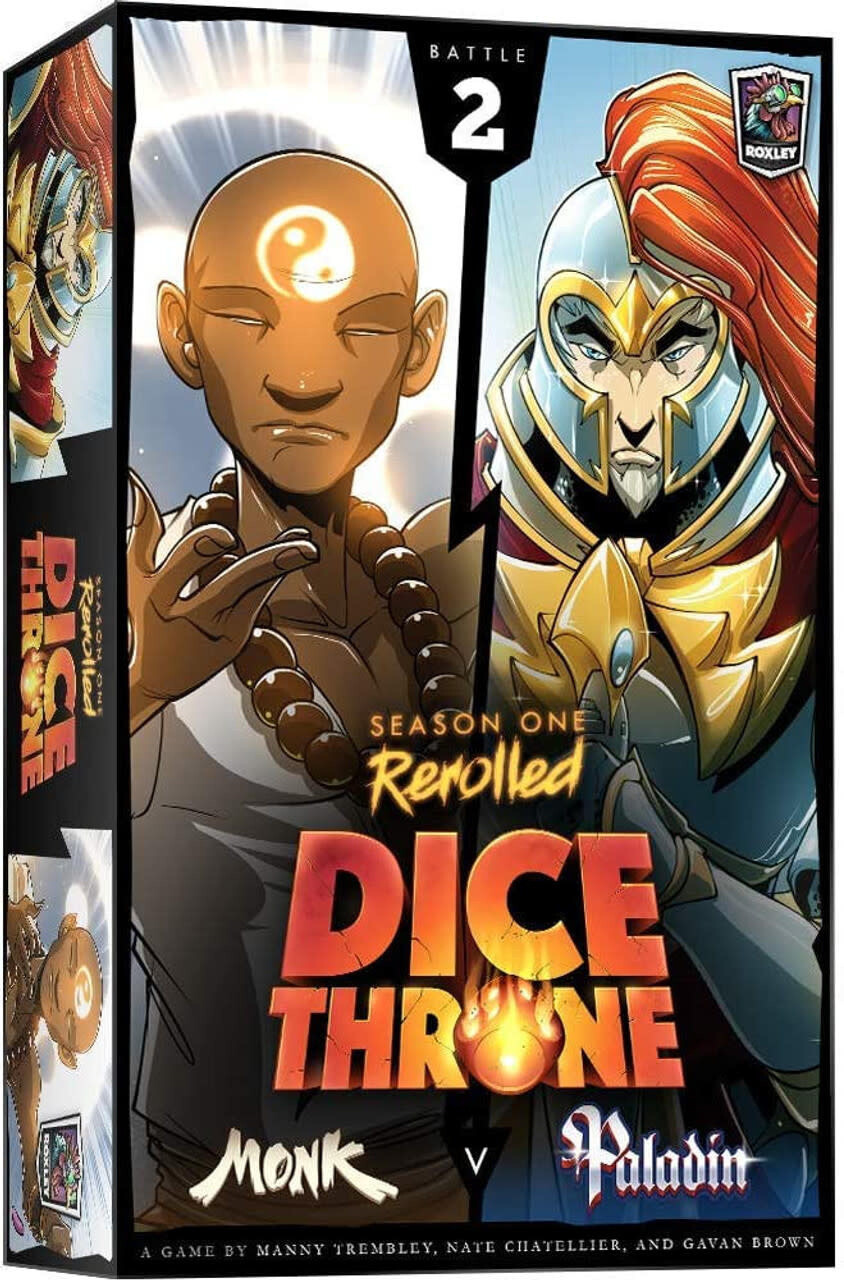 Dice Throne S1: Monk Vs Paladin