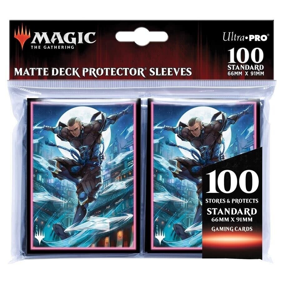 Ultra Pro Sleeves: Magic the Gathering - Kamigawa Neon Dynasty - Kaito Shizuki (100 Count)