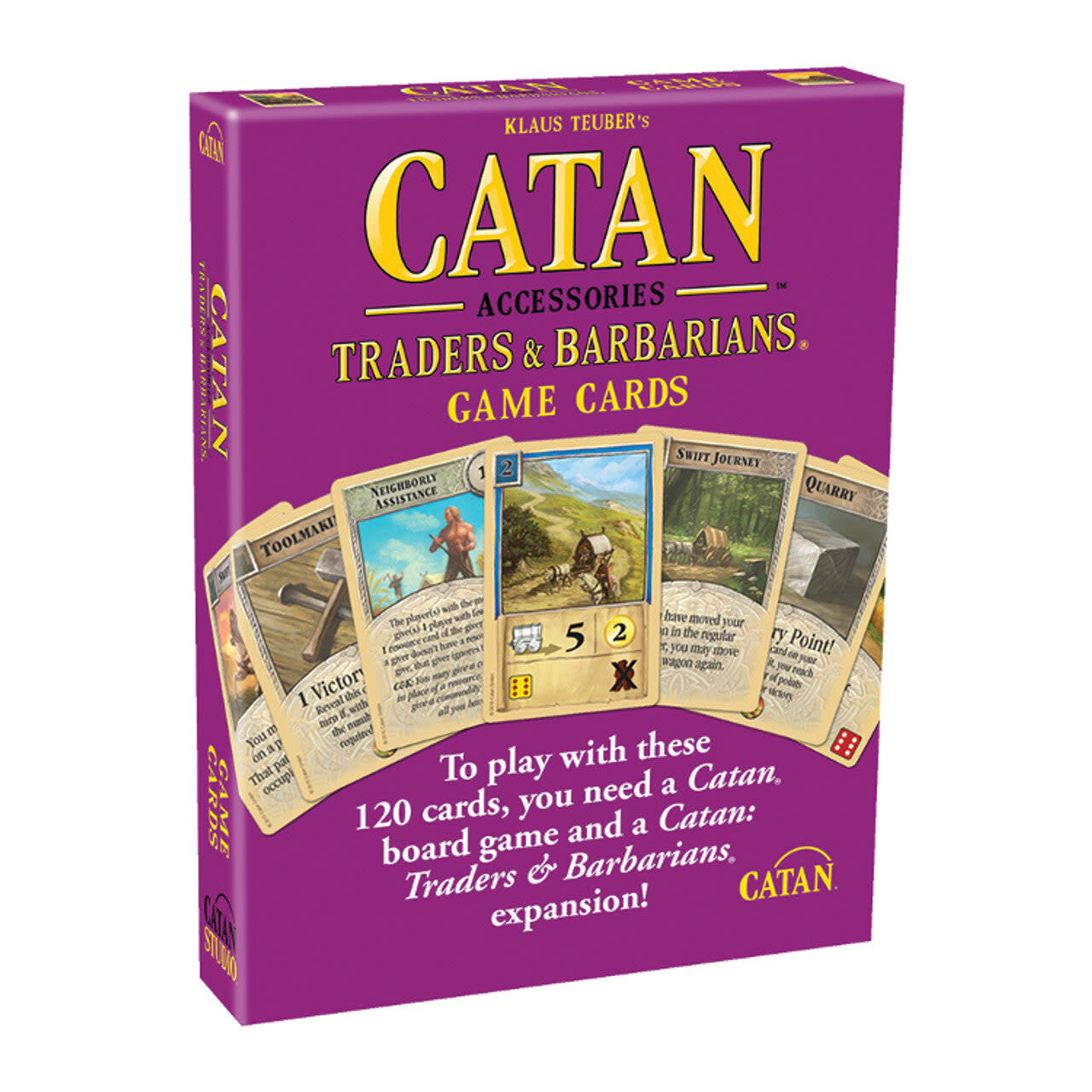Catan: Traders &amp; Barbarians Expansion Game Cards