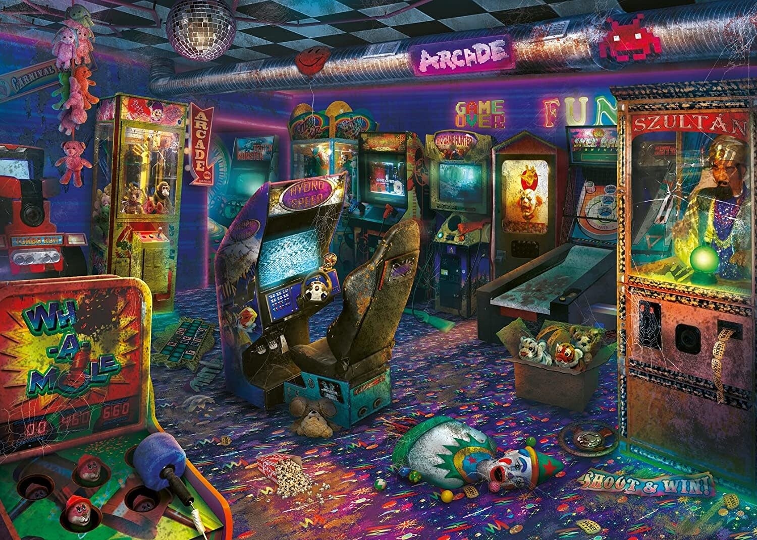 Puzzle: Forgotten Arcade (1000 Piece) - Ravensburger