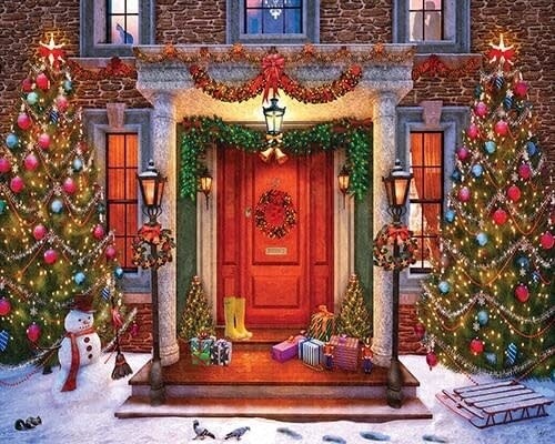Puzzle: Christmas Lights - (1000 Piece Jigsaw) - White Mountain Puzzles