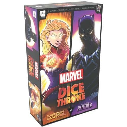 Dice Throne: Marvel - Captain Marvel vs Black Panther