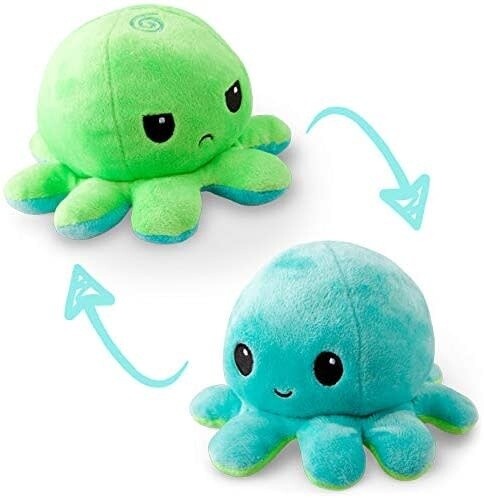 Tee Turtle: Reversible Plush - Light Blue &amp; Green