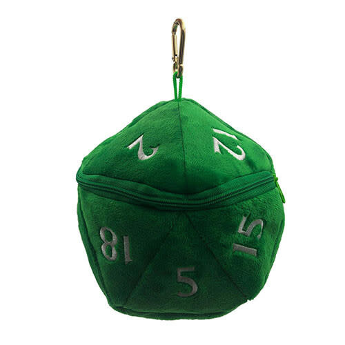 Ultra Pro: D20 Plush Dice Bag - Green