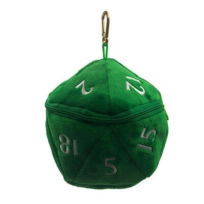 Ultra Pro: D20 Plush Dice Bag - Green