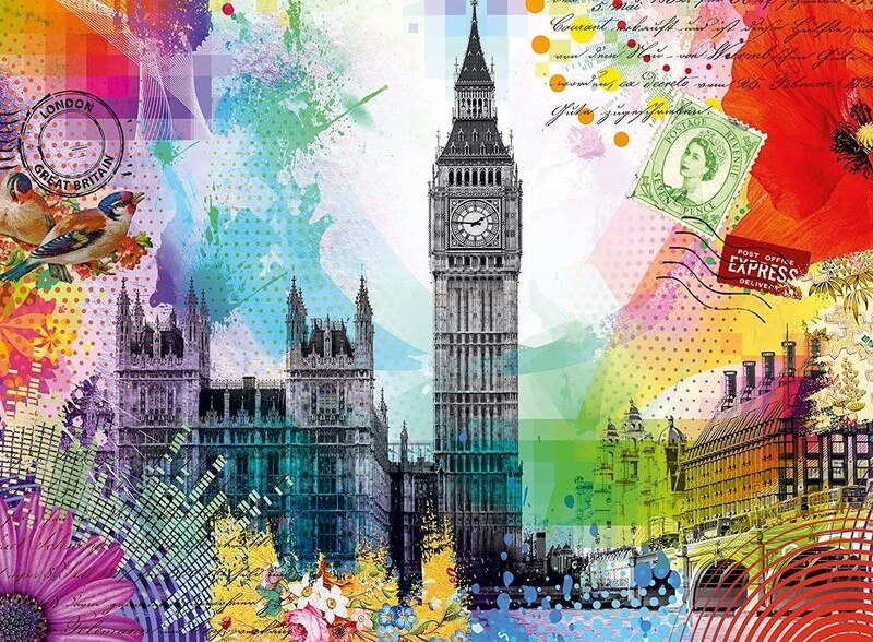 Puzzle: London Postcard (500 Piece) - Ravensburger
