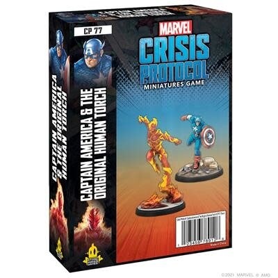 Marvel Crisis Protocol: Captain America &amp; The Original Human Torch