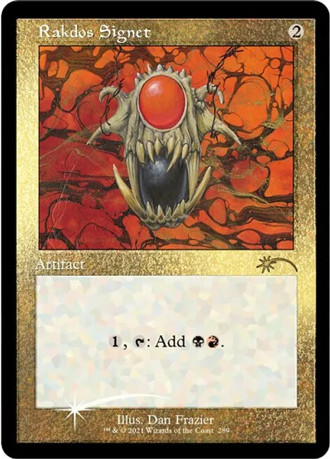 MTG Singles - (4A) - Rakdos Signet (Foil Etched) - Secret Lair Drop Series
