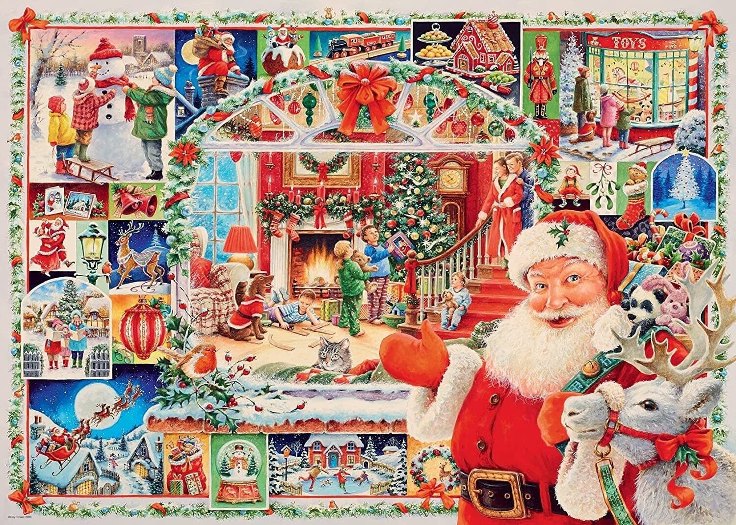Puzzle: Christmas is Coming! Seasonal (1000 Piece) - Ravensburger