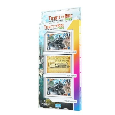 Ticket to Ride: European Art Sleeves