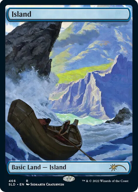 MTG Singles - (1A) - Island (466) - Secret Lair Drop Series