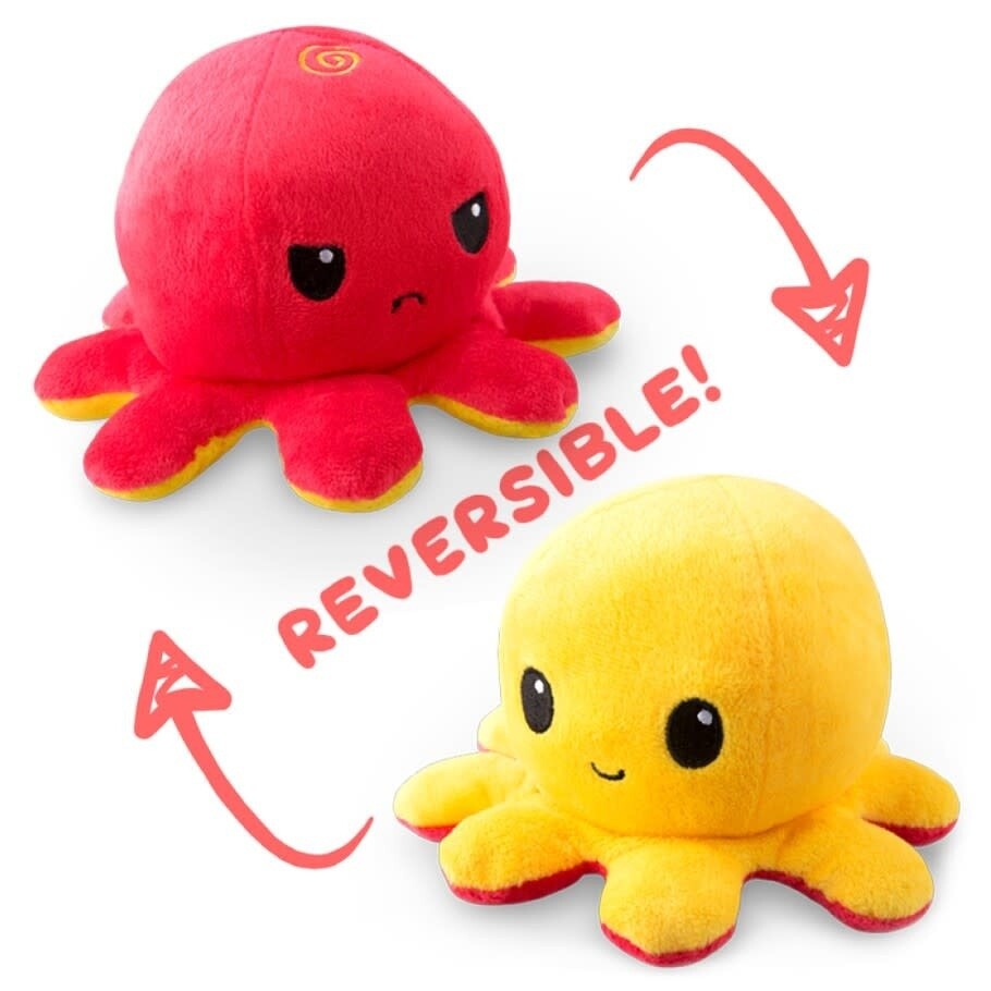 Tee Turtle: Reversible Plush - Red &amp; Yellow