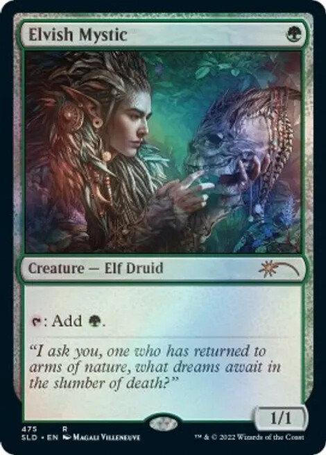 MTG Singles - (2A) - Elvish Mystic - Secret Lair Drop Series