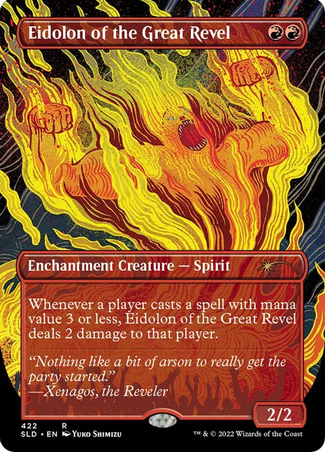 MTG Singles - (3A) - Eidolon of the Great Revel (Borderless) - Secret Lair Drop Series