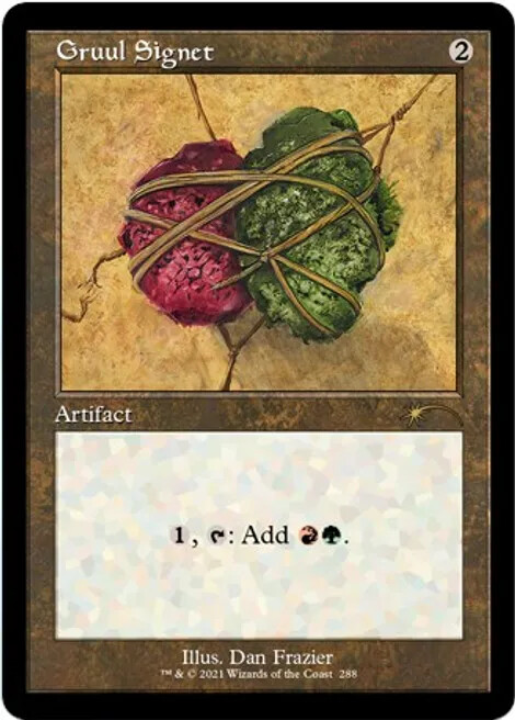 MTG Singles - (4A) - Gruul Signet - Secret Lair Drop Series