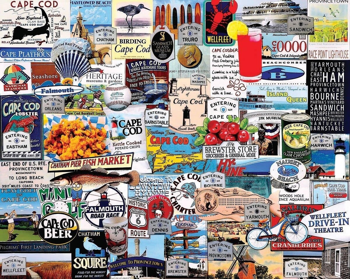Puzzle: Love Cap Cod (1000 Piece Jigsaw) - White Mountain Puzzle