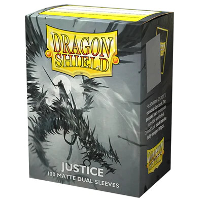Dragon Shield Sleeves: Standard DUAL- Matte Justice (100 ct.)