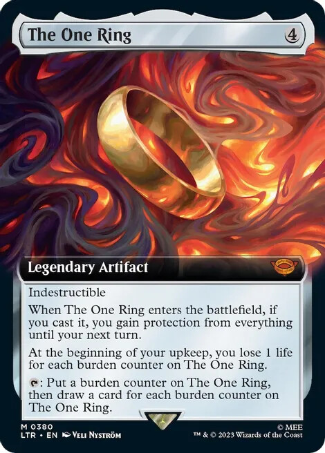 MTG Singles - (1A) - The One Ring (Extended Art) (380)