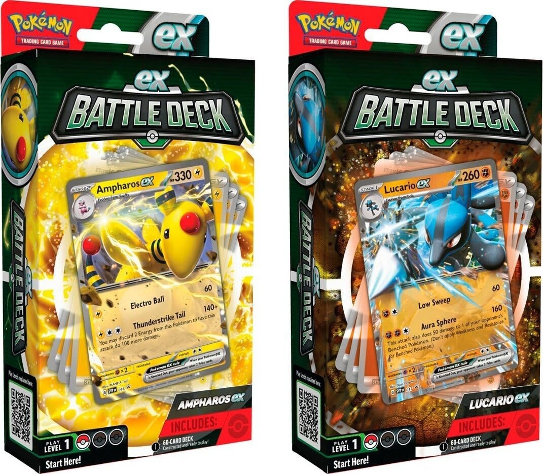 Pokemon: Ex Battle Decks - Lucario or Ampharios
