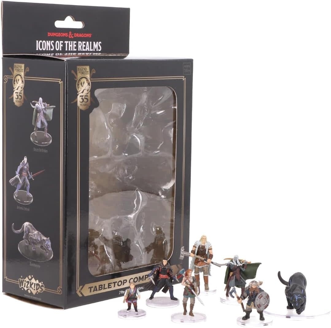 D&amp;D Icons of the Realms: The Legend of Drizzt 35th Anniversary - Boxed Set