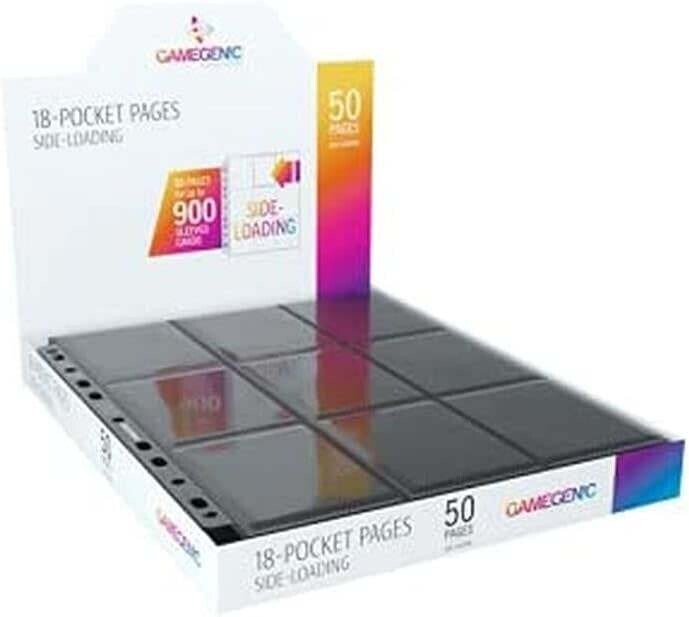 Gamegen!c: Sideloading 18-Pocket Pages: 50 pg Black