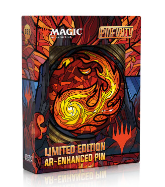 Pinfinity: MTG - Stained Glass Mountain Pin