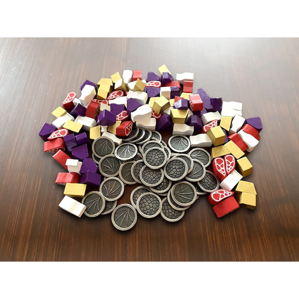 Wyrmspan: Upgrade Pack (Metal Coins &amp; Wooden Resources)