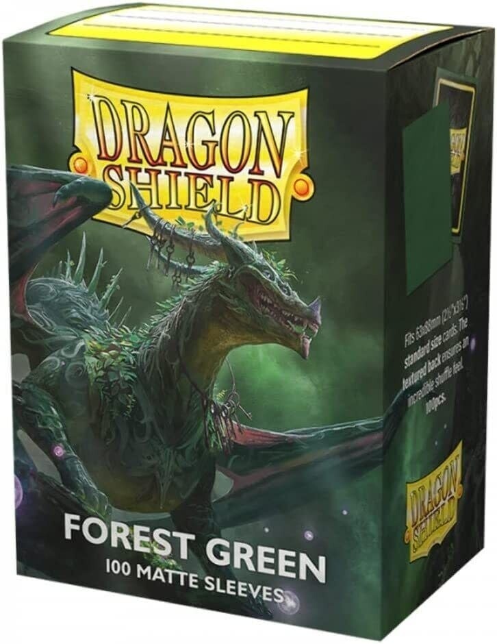 Dragon Shield Sleeves: Matte - Forest Green (100 Ct)