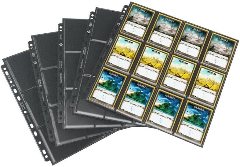 Gamegen!c Sideloading 24-Pocket Pages: 10 pg Black