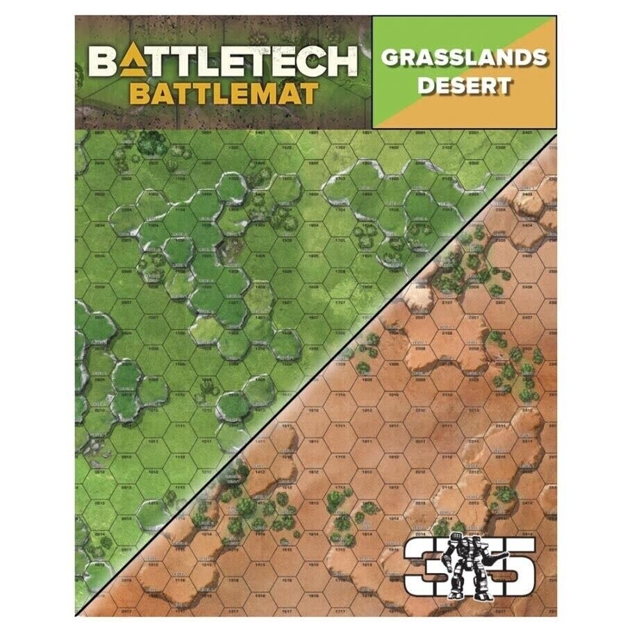 BattleTech: Battle Mat - Grasslands/ Desert