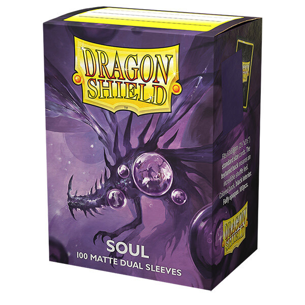 Dragon Shield Sleeves: Standard DUAL - Matte &quot;Soul&quot; (100ct)