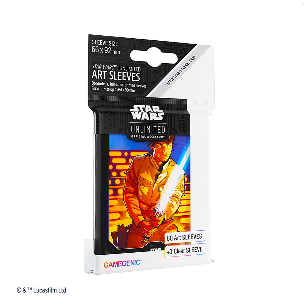 Gamegenic: Star Wars Unlimited: Art Sleeves- Luke Skywalker