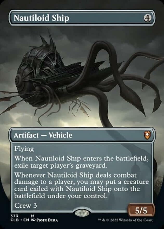 MTG Singles - (2A) - Nautiloid Ship (Borderless) (373)