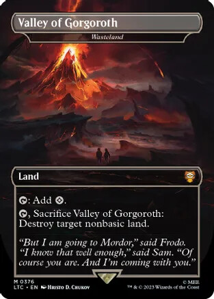 MTG Singles - (1A) - Valley of Gorgoroth - Wasteland