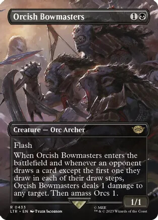 MTG Singles - (1A) - Orcish Bowmasters (Borderless) (433)