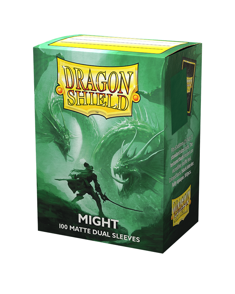 Dragon Shield Sleeves: Standard DUAL- Matte Might  (100 Count)