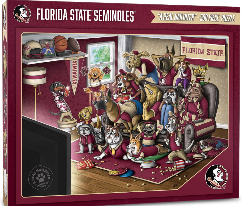 White Mountain Puzzles: Florida State Seminoles Purebred (500 Piece Jigsaw)