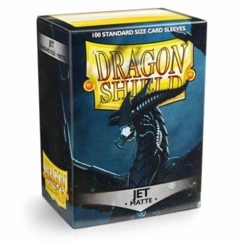 Dragon Shield Sleeves: Matte Jet (100 CT)