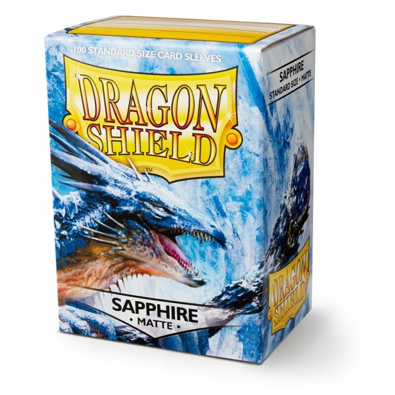 Dragon Shield Sleeves: Sapphire Matte (100 Count)