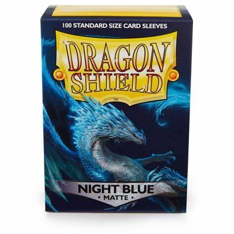 Dragon Shield Sleeves: Matte - Night Blue (100 Count)