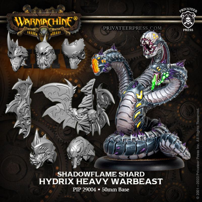 Warmachine MKIV: Khymaera Shadowflame Shard- Hydrix Heavy Warbeast